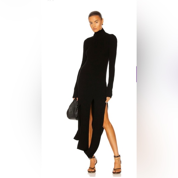 BNWT Bottega Veneta Black Sweater Dress - Picture 2 of 3